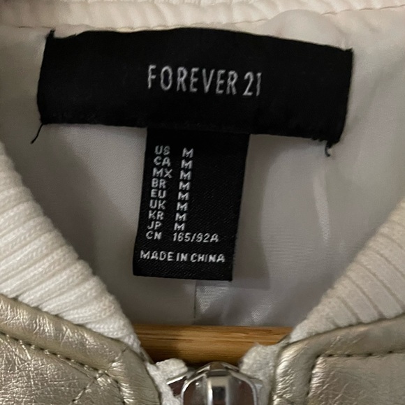 Golden Metallic winter jacket - Picture 4 of 7